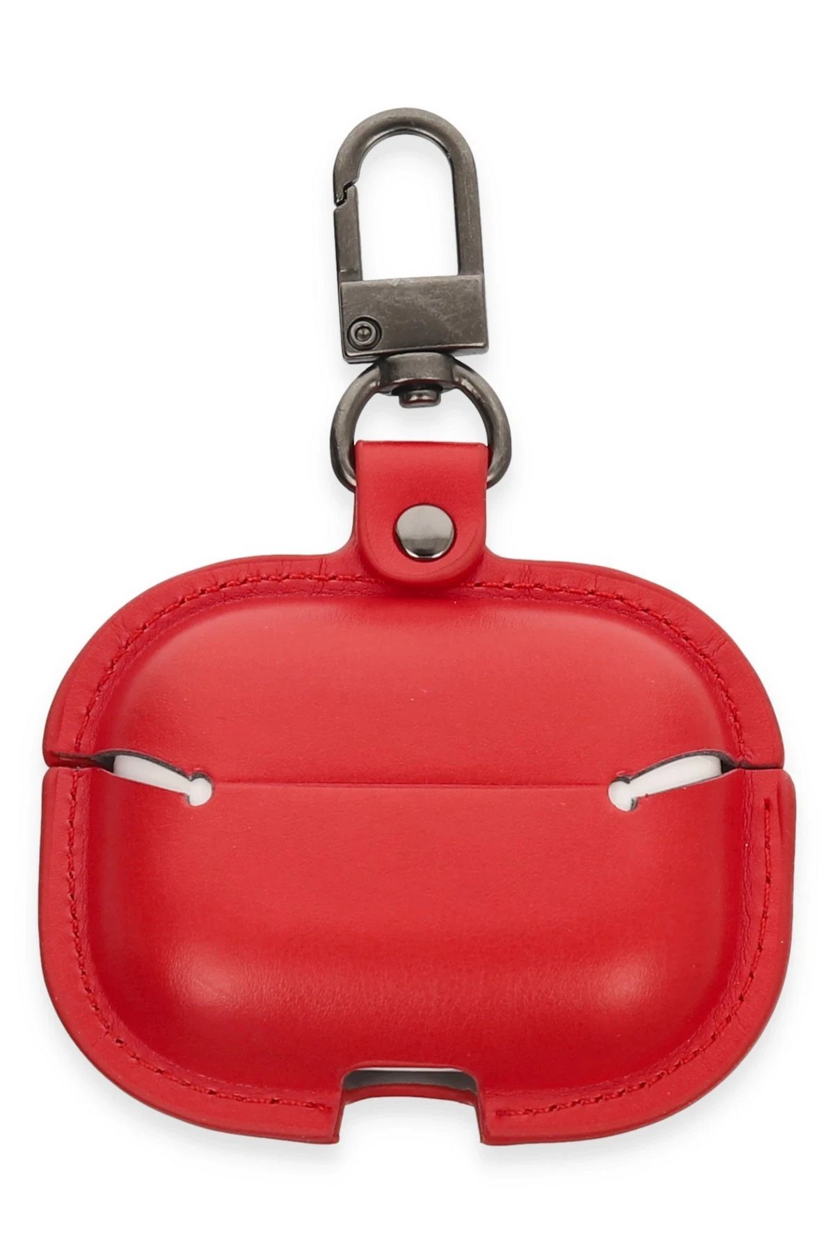 Airpods Pro 2 (2.nesil) Çanta Deri Kılıf - Kırmızı-(5796) - Görsel 2