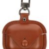 Airpods Pro 2 (2.nesil) Çanta Deri Kılıf - Taba-(5796)