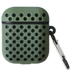 Airpods 3 (3.nesil) Spor Delikli Kılıf - Haki Yeşil-Siyah-(5796)