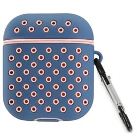 Airpods 3 (3.nesil) Spor Delikli Kılıf - Mavi-Pembe-(5796)