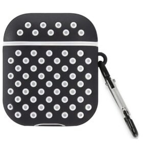 Airpods 3 (3.nesil) Spor Delikli Kılıf - Siyah-Beyaz-(5796)