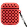 Airpods 3 (3.nesil) Spor Delikli Kılıf - Kırmızı-Siyah-(5796)