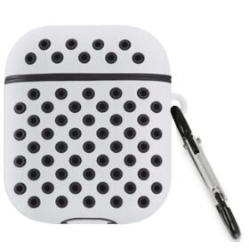 Airpods 3 (3.nesil) Spor Delikli Kılıf - Gri-Siyah-(5796)