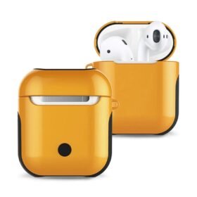 Airpods 2 (2.nesil) 3in1 Kılıf - Sarı-(5796)