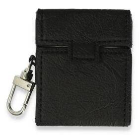 Airpods 2 (2.nesil) Deri Kılıf - Siyah-(5796)