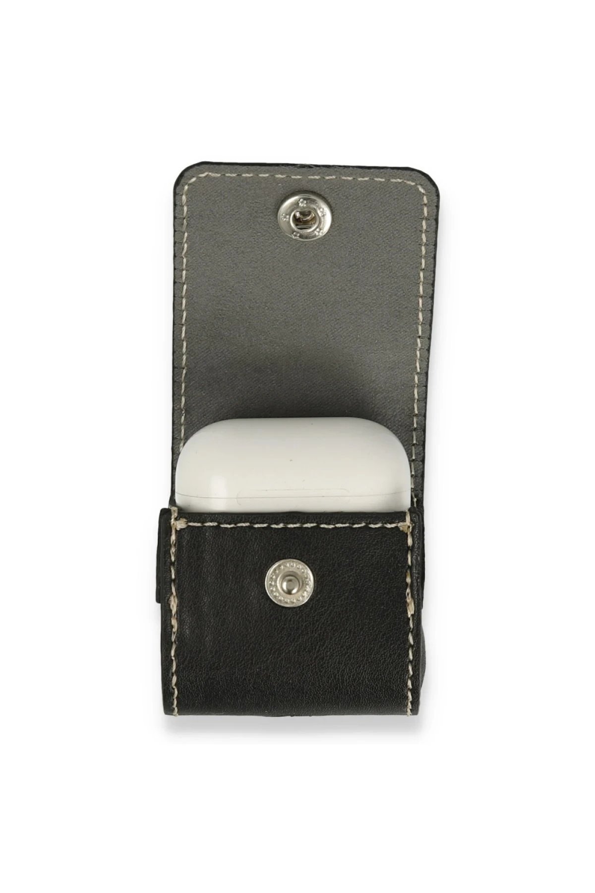 Airpods Pro (1.nesil) Askılı Kılıf - Siyah-(5796) - Görsel 4