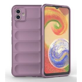 Samsung Galaxy A04E Kılıf Optimum Silikon - Mor-(5796)