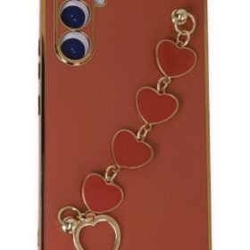 Samsung Galaxy A54 5G Kılıf Esila Silikon - Kırmızı-(5796)