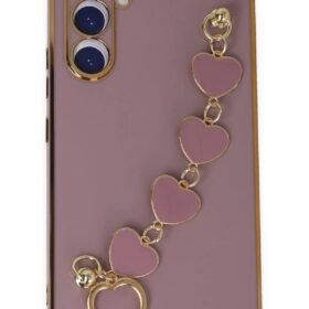 Samsung Galaxy A54 5G Kılıf Esila Silikon - Mor-(5796)