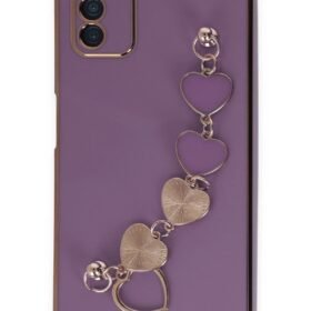 Samsung Galaxy A03S Kılıf Esila Silikon - Mor-(5796)