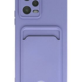 Xiaomi Redmi Note 12 4G Kılıf Kelvin Kartvizitli Silikon - Lila-(5796)