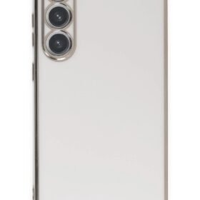 Samsung Galaxy S23 Kılıf Volet Silikon - Beyaz-(5796)