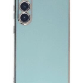 Samsung Galaxy S23 Kılıf Volet Silikon - Açık Yeşil-(5796)