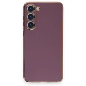 Samsung Galaxy S23 Plus Kılıf Volet Silikon - Mor-(5796)