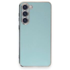 Samsung Galaxy S23 Plus Kılıf Volet Silikon - Açık Yeşil-(5796)