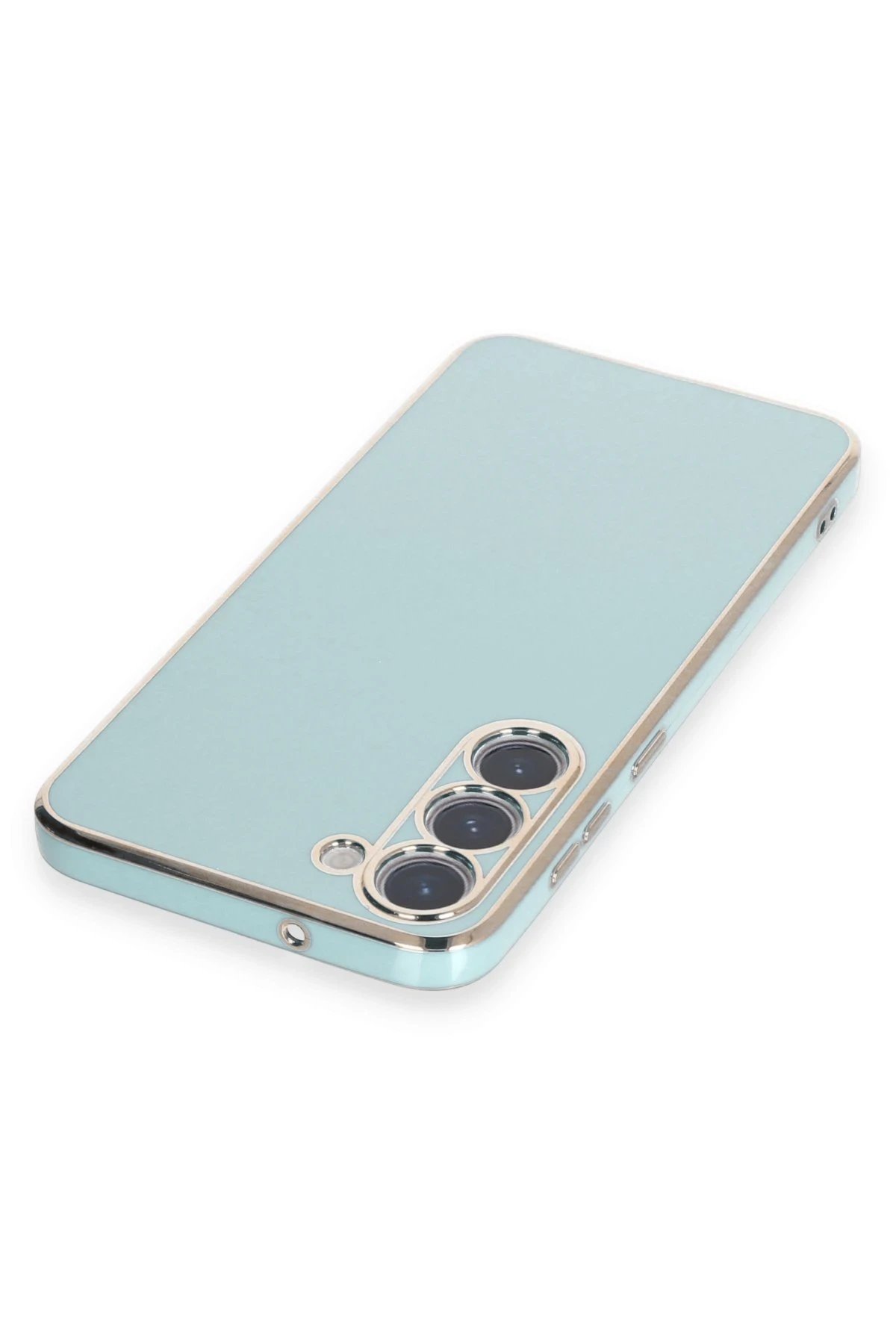 Samsung Galaxy S23 Plus Kılıf Volet Silikon - Açık Yeşil-(5796) - Görsel 3