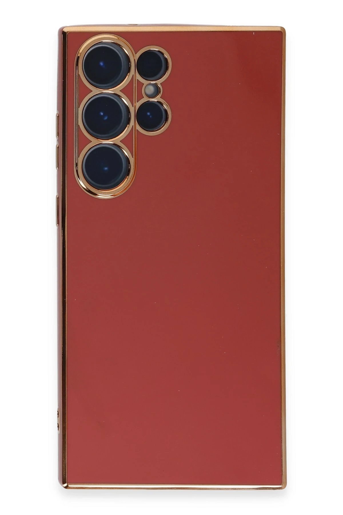 Samsung Galaxy S23 Ultra Kılıf Volet Silikon - Kırmızı-(5796)