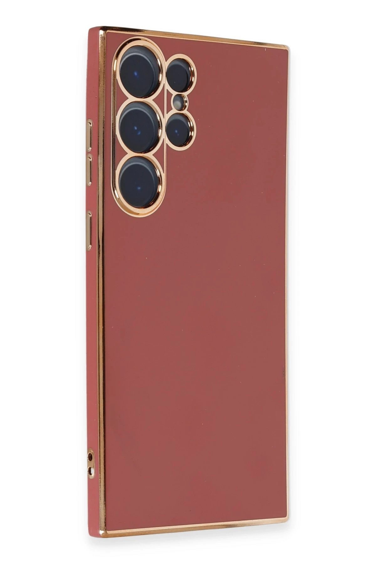 Samsung Galaxy S23 Ultra Kılıf Volet Silikon - Kırmızı-(5796) - Görsel 2