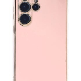 Samsung Galaxy S23 Ultra Kılıf Volet Silikon - Pembe-(5796)