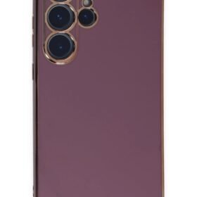 Samsung Galaxy S23 Ultra Kılıf Volet Silikon - Mor-(5796)