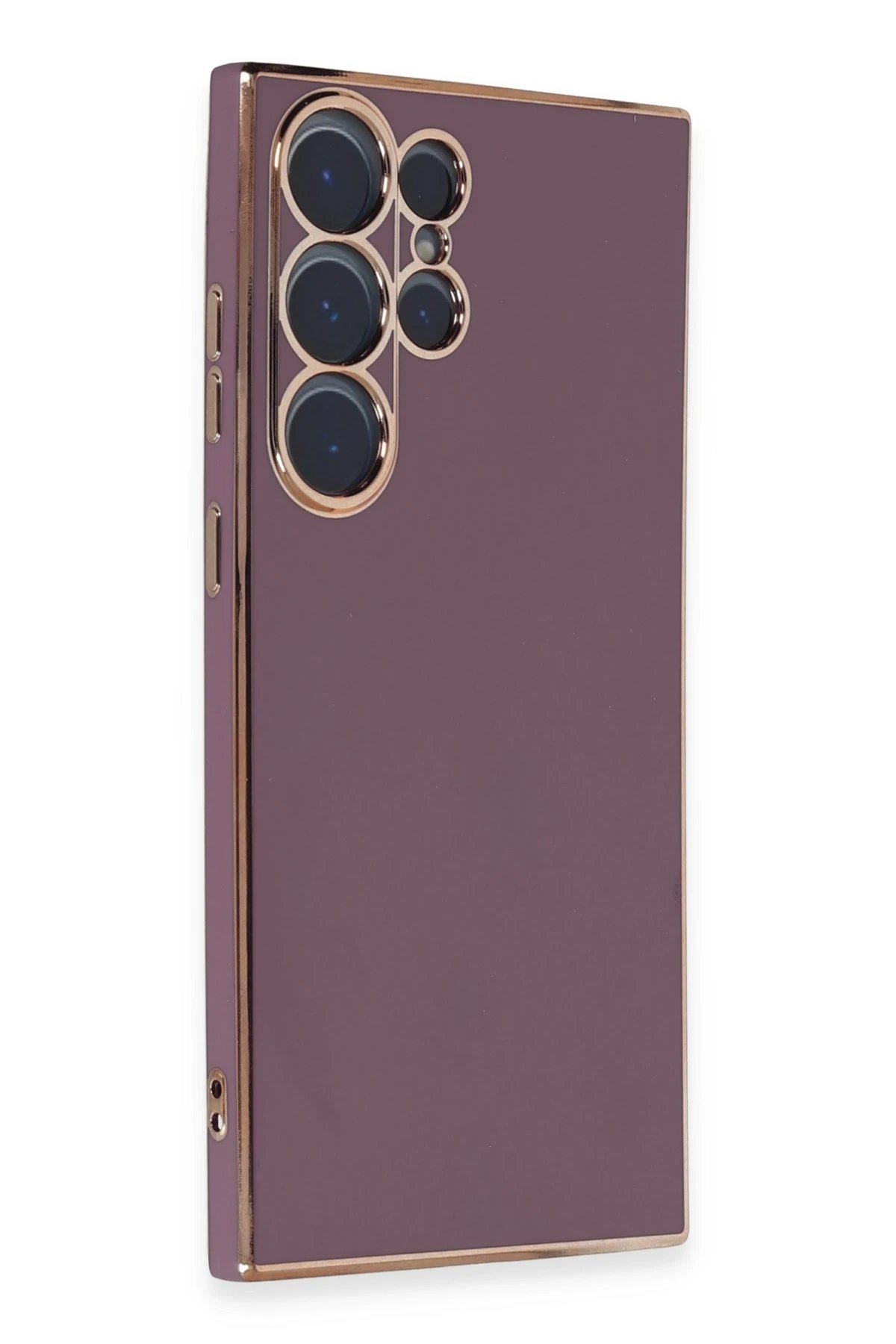 Samsung Galaxy S23 Ultra Kılıf Volet Silikon - Mor-(5796) - Görsel 2