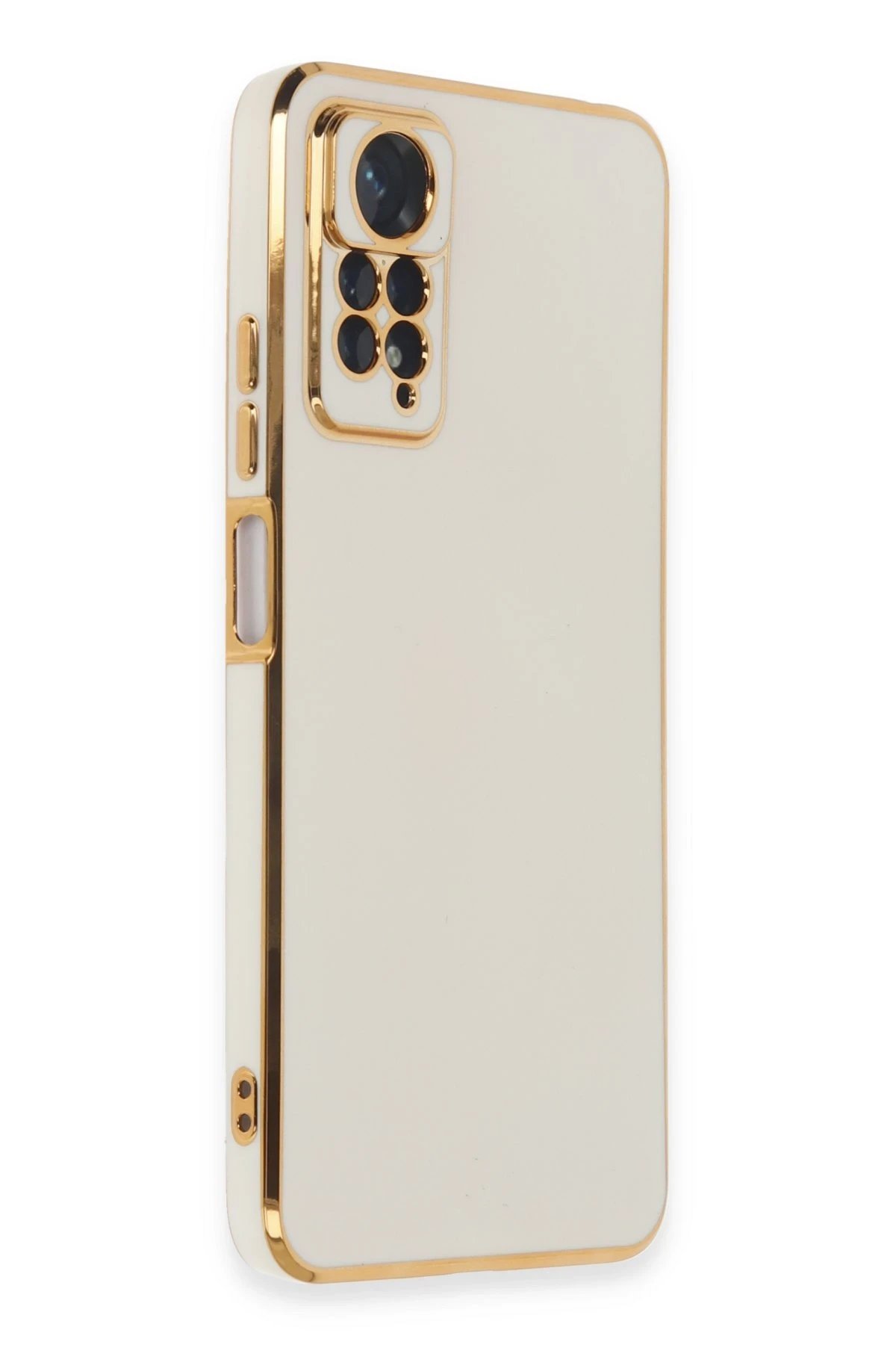 Xiaomi Redmi Note 12 Pro 4G Kılıf Volet Silikon - Beyaz-(5796) - Görsel 2