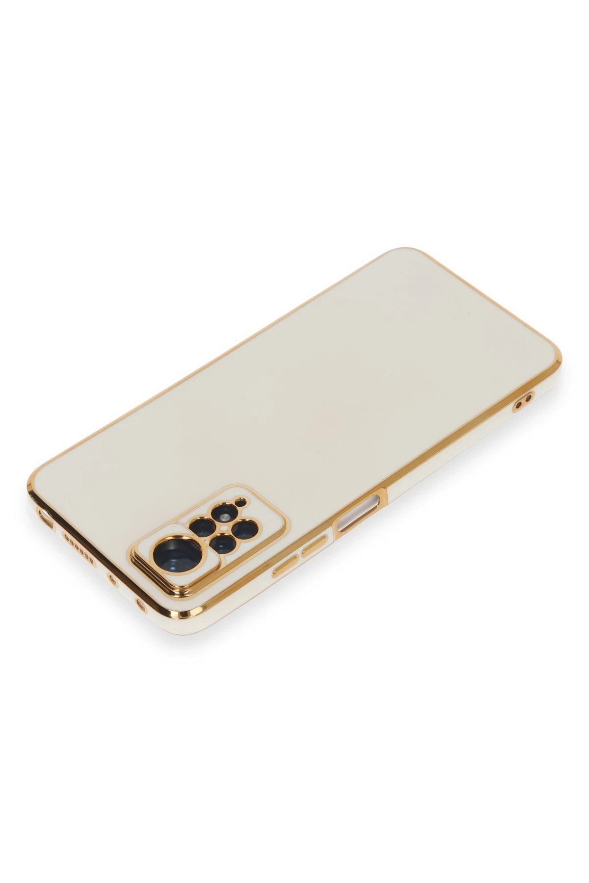 Xiaomi Redmi Note 12 Pro 4G Kılıf Volet Silikon - Beyaz-(5796) - Görsel 3