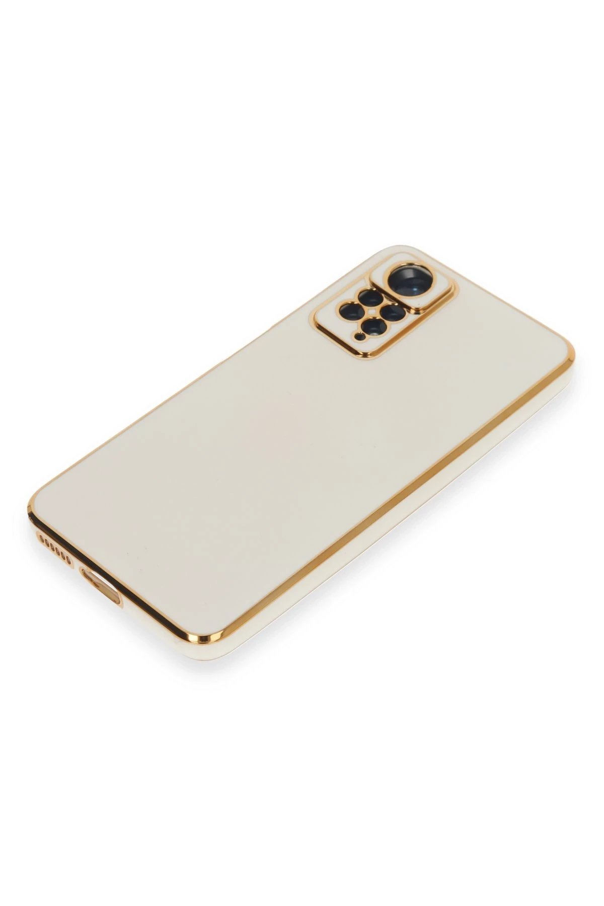 Xiaomi Redmi Note 12 Pro 4G Kılıf Volet Silikon - Beyaz-(5796) - Görsel 4