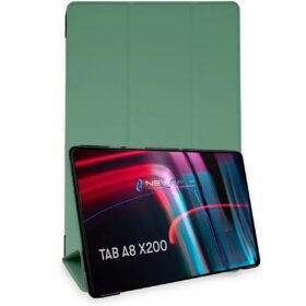 Samsung Galaxy X200 Tab A8 10.5 Kılıf Tablet Smart Kılıf - Koyu Yeşil-(5796)