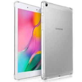 Samsung Galaxy T290 Tab A 8 Kılıf Anti Şeffaf Tablet Silikon - Şeffaf-(5796)