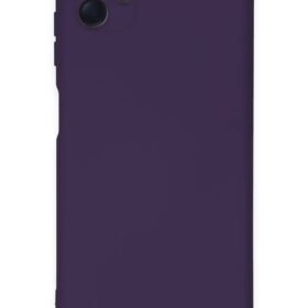 Samsung Galaxy A04E Kılıf Nano içi Kadife Silikon - Mor-(5796)