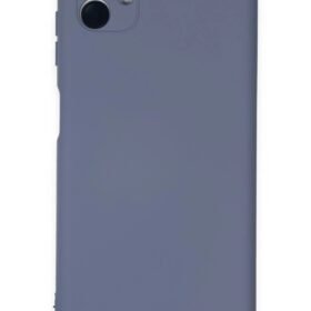 Samsung Galaxy A04E Kılıf Nano içi Kadife Silikon - Gri-(5796)