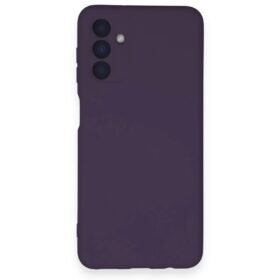 Samsung Galaxy A14 4G Kılıf Nano içi Kadife Silikon - Mor-(5796)