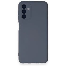 Samsung Galaxy A14 4G Kılıf Nano içi Kadife Silikon - Gri-(5796)