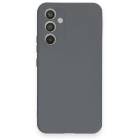 Samsung Galaxy A54 5G Kılıf Nano içi Kadife Silikon - Gri-(5796)
