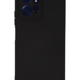 Xiaomi Redmi Note 12 4G Kılıf Nano içi Kadife Silikon - Siyah-(5796)
