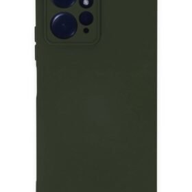 Xiaomi Redmi Note 12 4G Kılıf Nano içi Kadife Silikon - Koyu Yeşil-(5796)