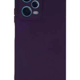 Xiaomi Redmi Note 12 Pro 5G Kılıf Nano içi Kadife Silikon - Mor-(5796)