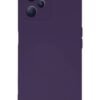 Realme C35 Kılıf Nano içi Kadife Silikon - Mor-(5796)