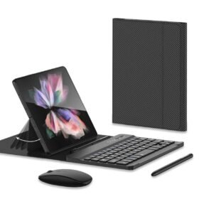 Universal Universal Kılıf Fold Klavye - Karbon Siyah-(5796)