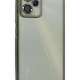Realme C35 Kılıf Lensli Silikon - Yeşil-(5796)