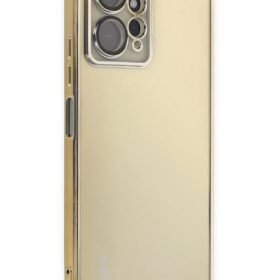 Xiaomi Redmi Note 12 4G Kılıf Lensli Silikon - Gold-(5796)