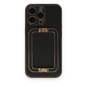 iPhone 14 Pro Kılıf Coco Elit Kapak - Siyah-(5796)