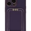 iPhone 13 Pro Max Kılıf Coco Elit Kapak - Derin Mor-(5796)