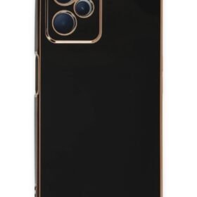 Realme C35 Kılıf Volet Silikon - Siyah-(5796)