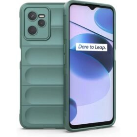 Realme C35 Kılıf Optimum Silikon - Koyu Yeşil-(5796)