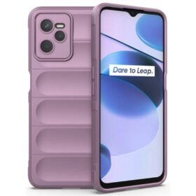 Realme C35 Kılıf Optimum Silikon - Mor-(5796)