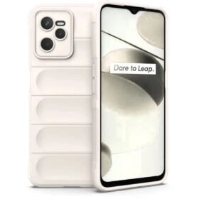 Realme C35 Kılıf Optimum Silikon - Krem-(5796)