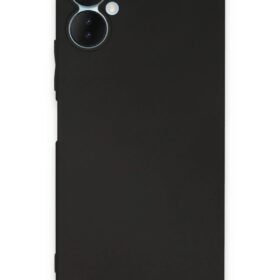 Tecno Spark 9 Pro Kılıf First Silikon - Siyah-(5796)
