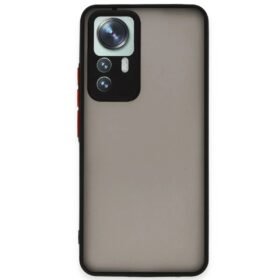 Xiaomi Mi 12T Pro Kılıf Montreal Silikon Kapak - Siyah-(5796)